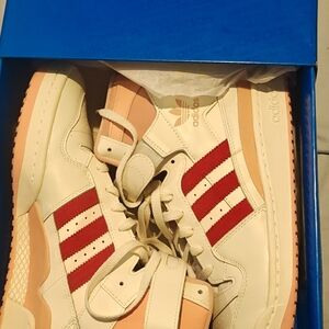adidas Red and Cream Athletic Shoes